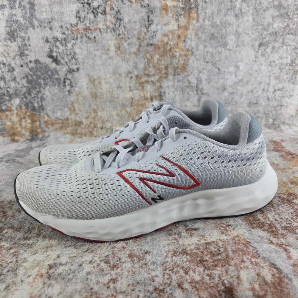 New Balance 520 v8 Running Shoes Mens 8 4E Extra Wide Grey Red M520LR8 Trainers - Picture 9 of 13